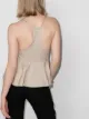 Tibi sleeveless peplum top
