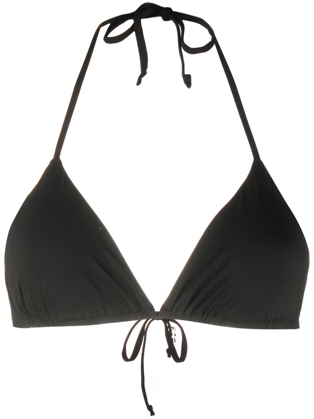 Fisico Triangle Bikini Top In Black