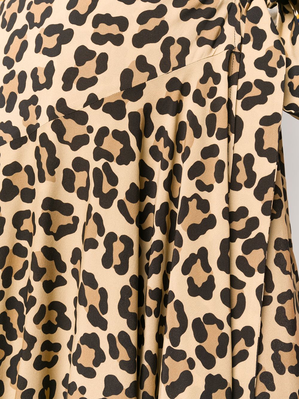 фото L'autre chose юбка миди с леопардовым принтом