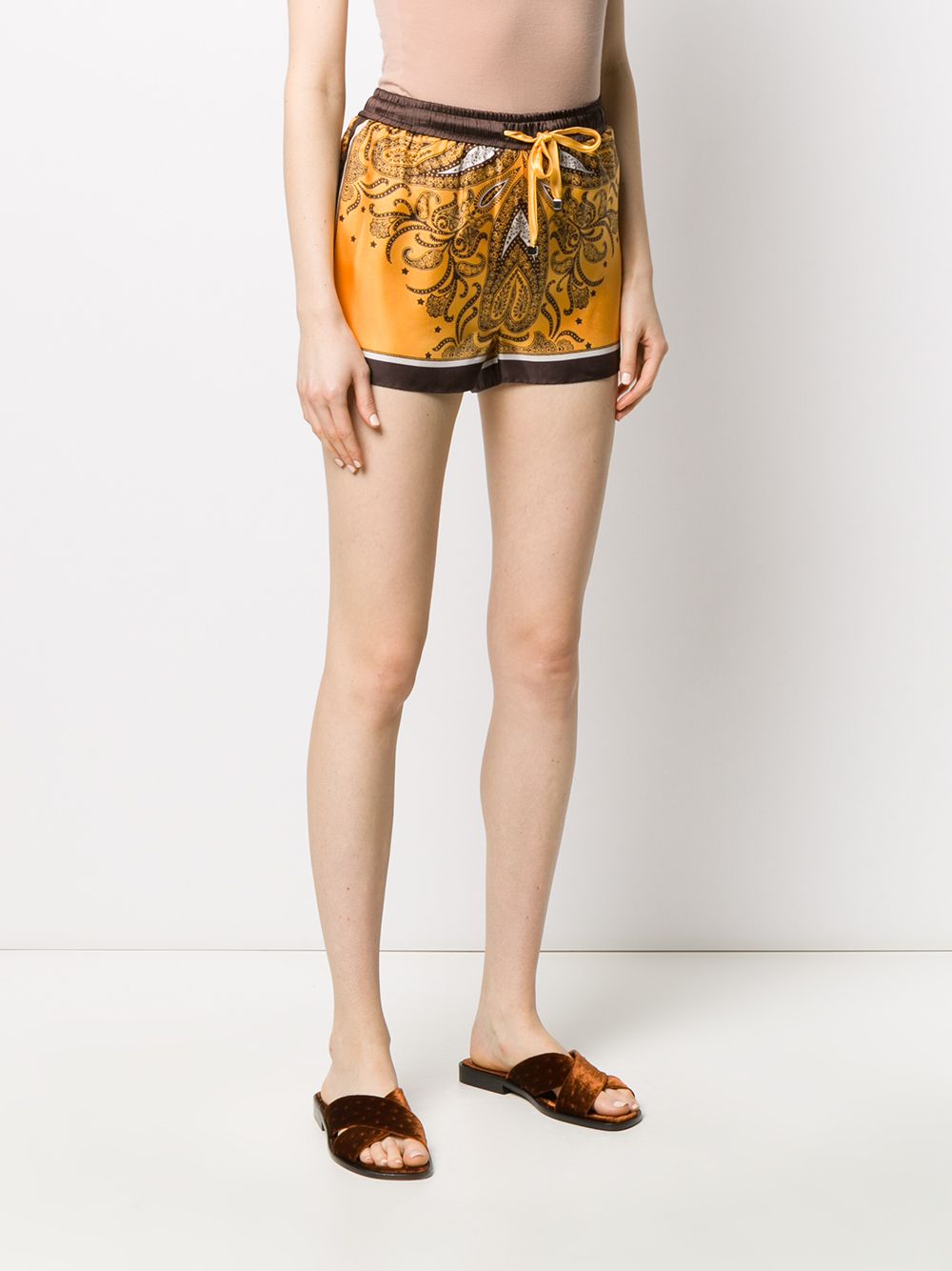 фото F.r.s for restless sleepers paisley-print shorts