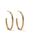 Annoushka 18kt yellow gold Organza hoop earrings