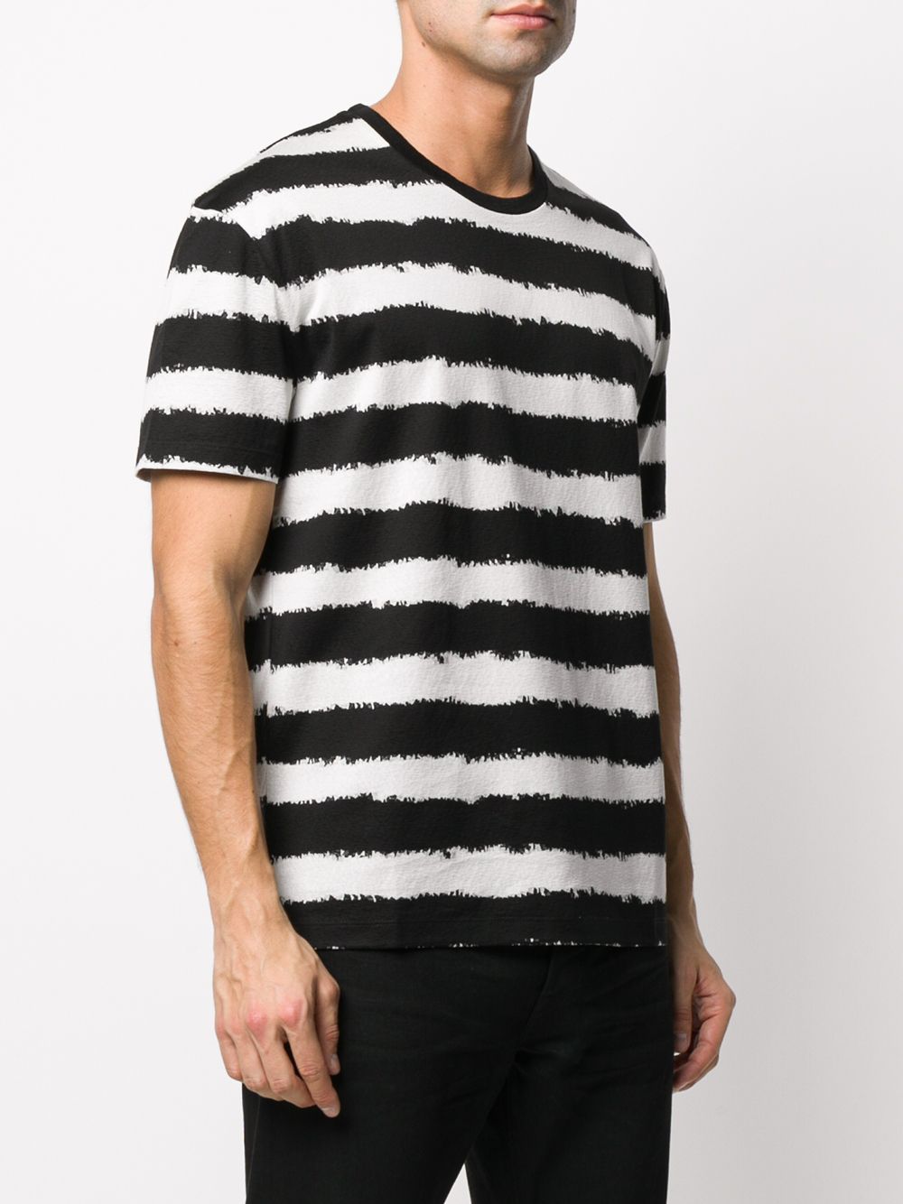 фото John varvatos striped crewneck t-shirt