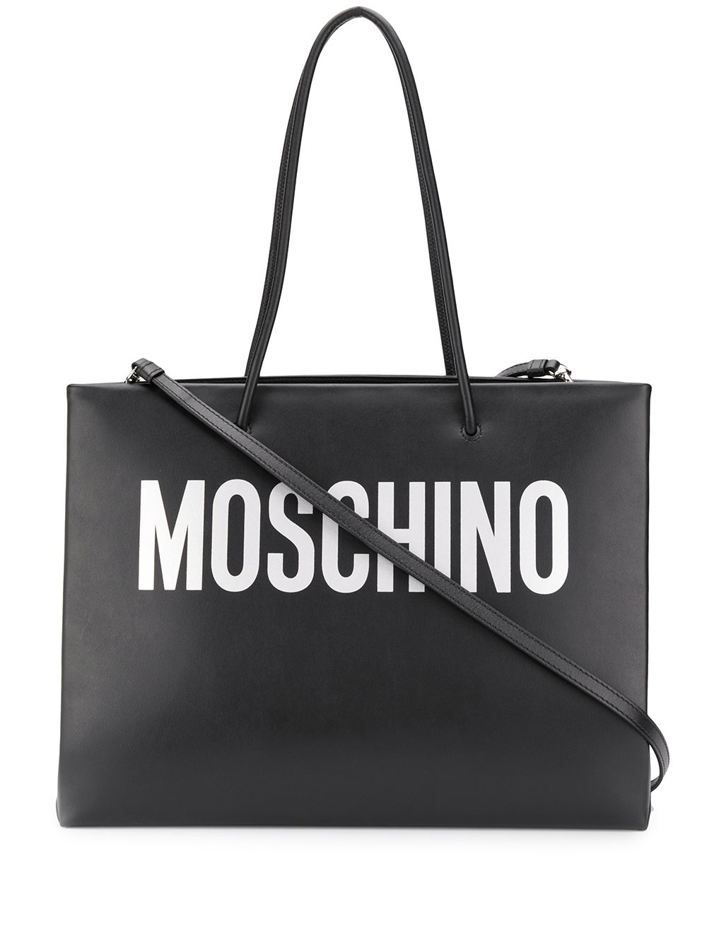 фото Moschino сумка-тоут с логотипом