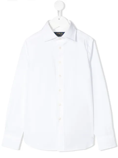 POLO RALPH LAUREN KIDS chemise à boutonnière devant