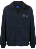 RASSVET zipped hooded track jacket - Blue
