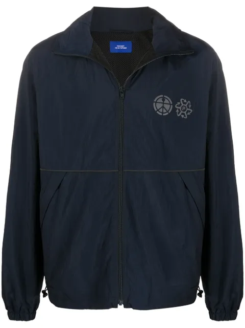  RASSVET zipped hooded track jacket