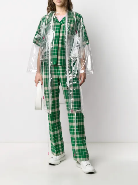 Moncler Transparent Drawstring Raincoat 