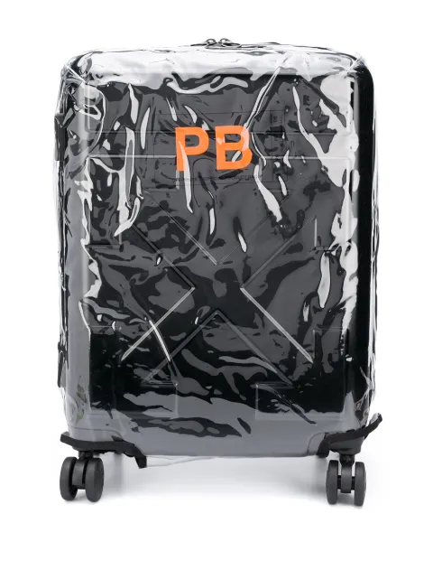 off white trolley bag