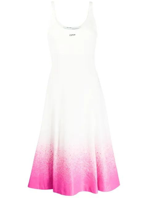 Off-White vestido Degrade