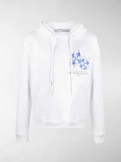 Off-White Fence Arrows hoodie white | MODES
