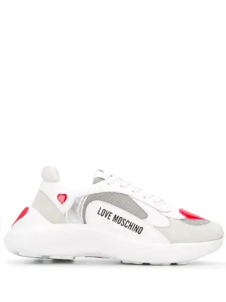 love moschino heart sneakers