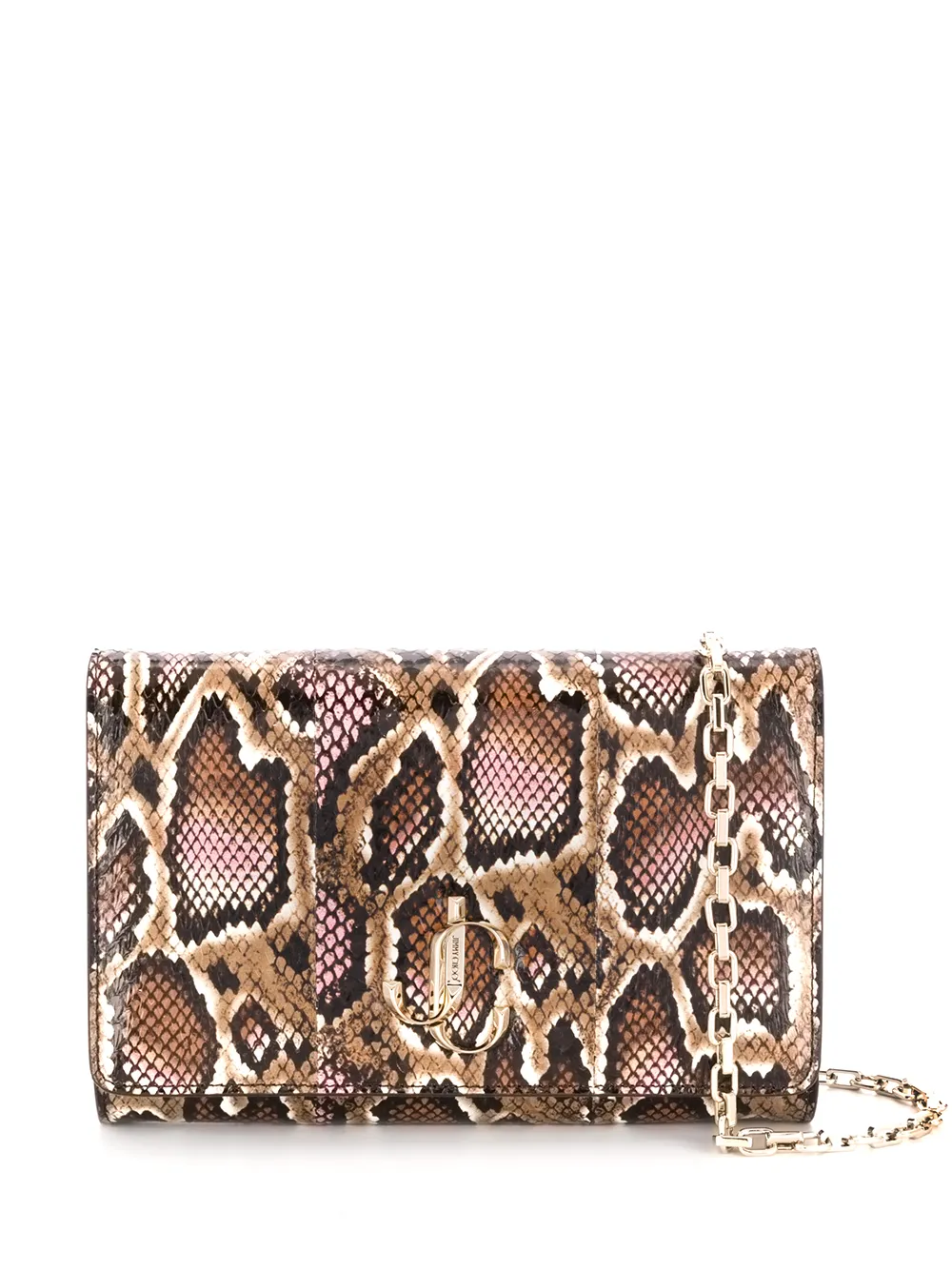 jimmy choo snakeskin purse