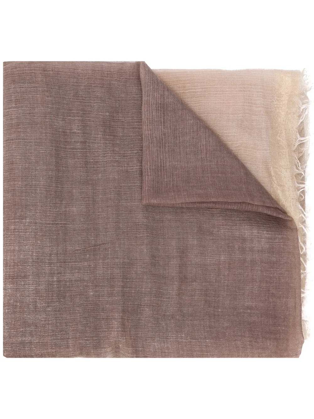 

Faliero Sarti two tone scarf - Neutrals