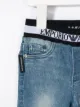 Emporio Armani Kids logo-waistband jeans