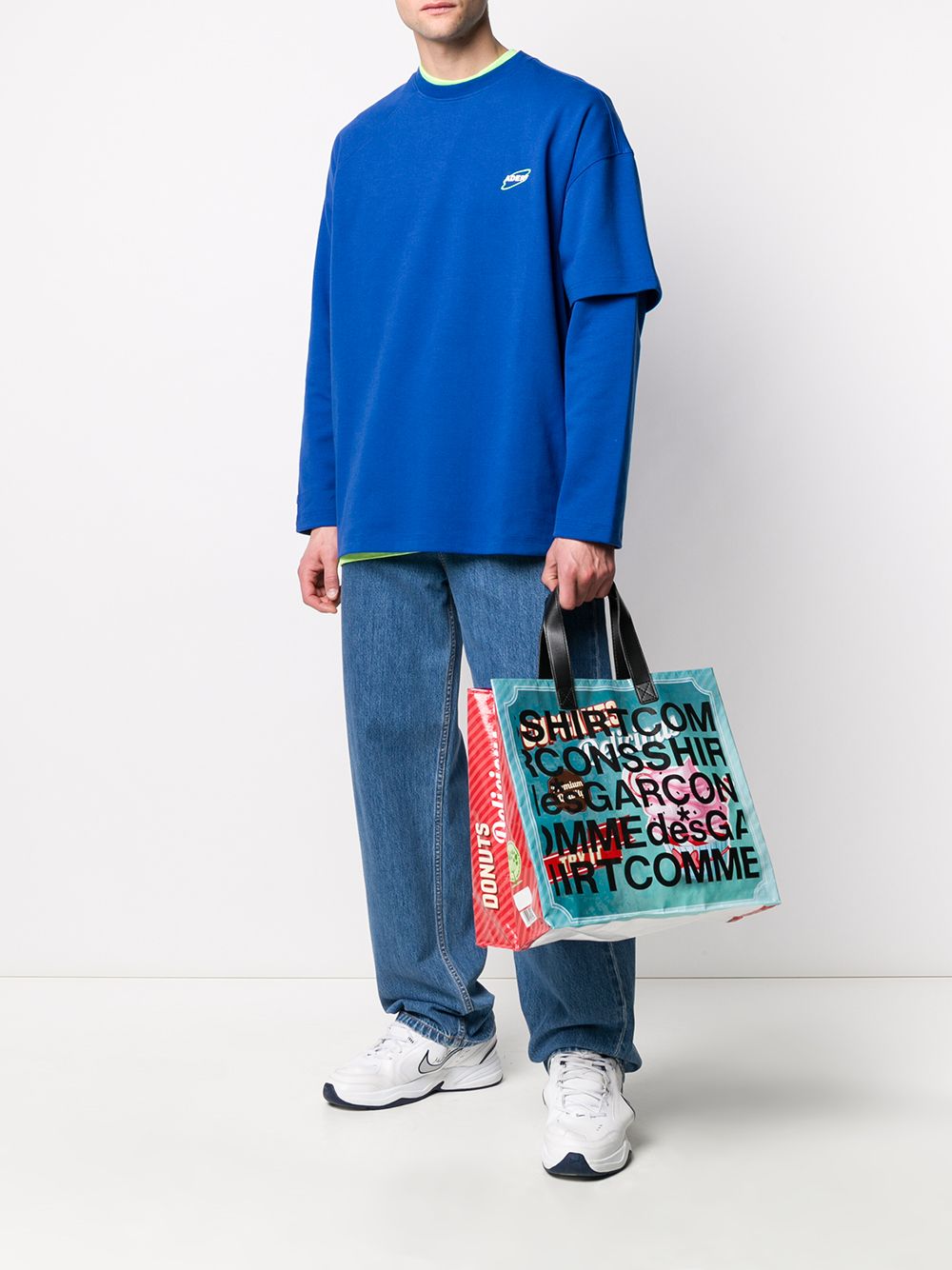 фото Comme des garçons shirt сумка-шопер с логотипом