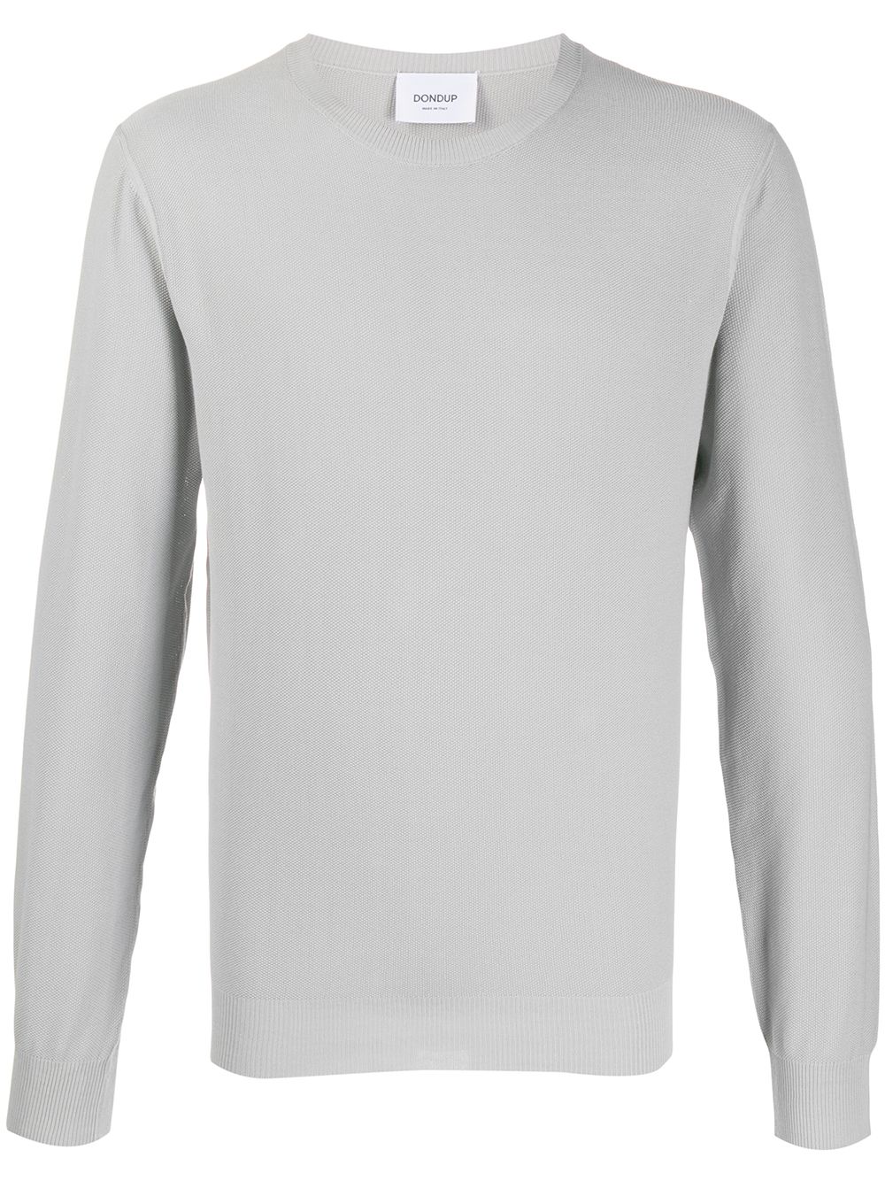 Shop Dondup Round Neck Jumper In Grey