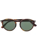 Persol tortoiseshell-effect round-frame sunglasses - Brown