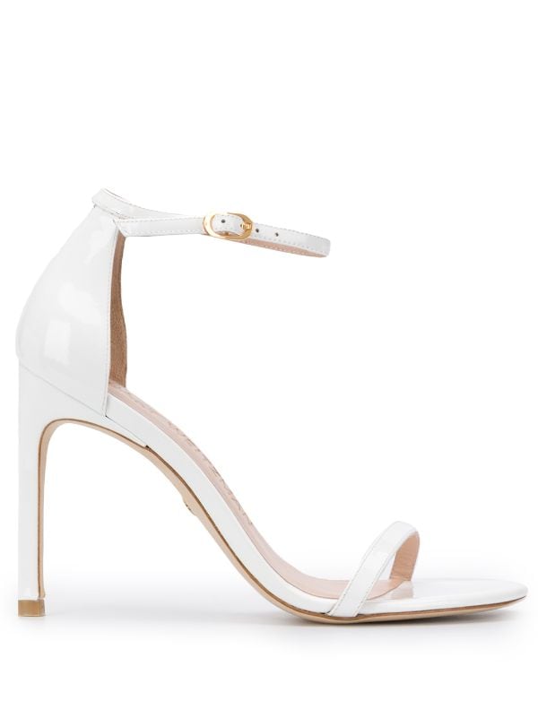 Shop white Stuart Weitzman Nudistsong 