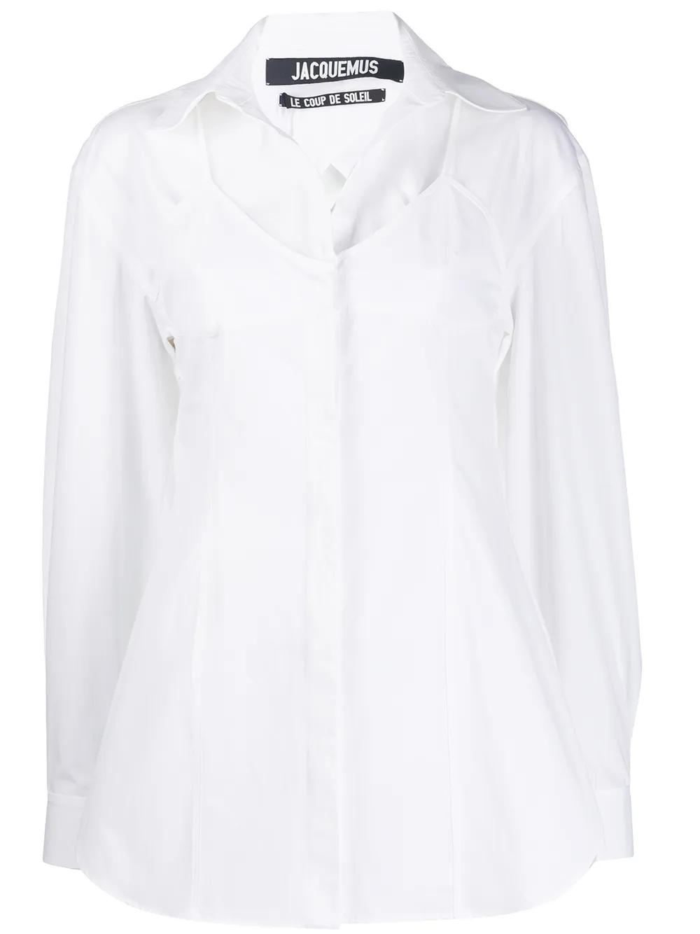 JACQUEMUS LA CHEMISE VALENSOLE OPEN-BACK SHIRT