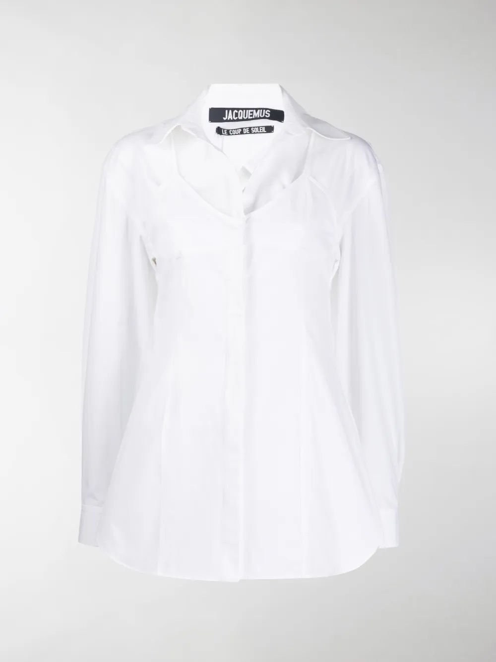 JACQUEMUS LA CHEMISE VALENSOLE OPEN-BACK SHIRT,201SH022012210015124487