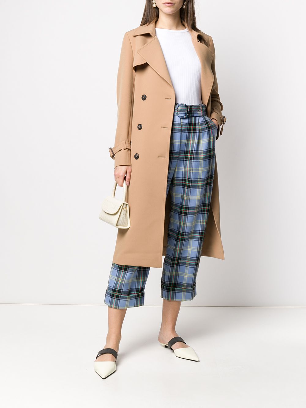 фото Tagliatore double breasted trench coat