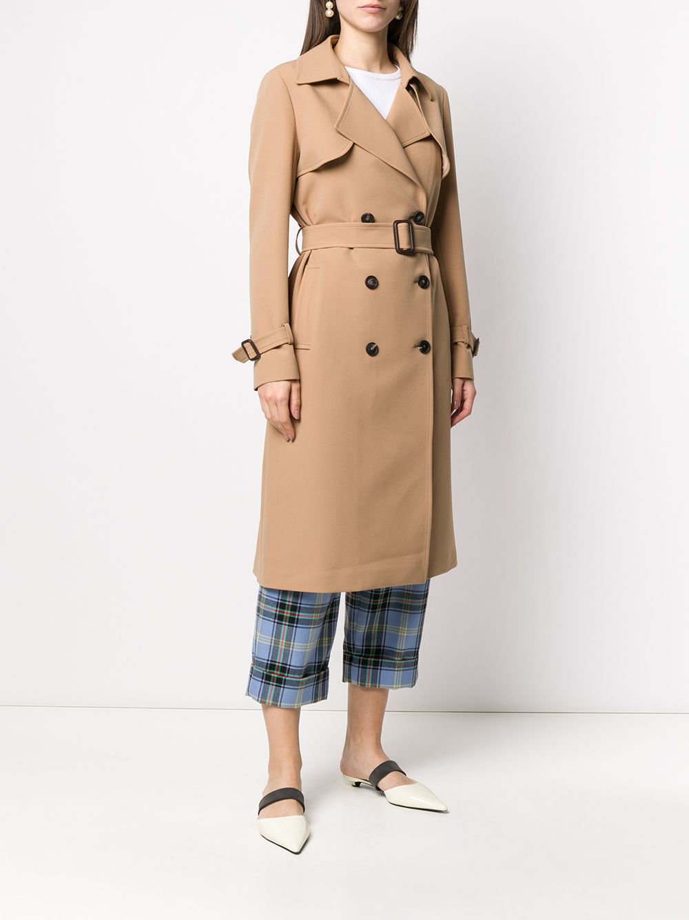 фото Tagliatore double breasted trench coat