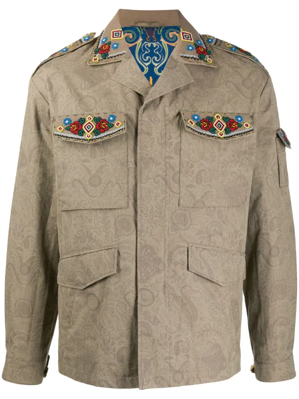 paisley print jacket