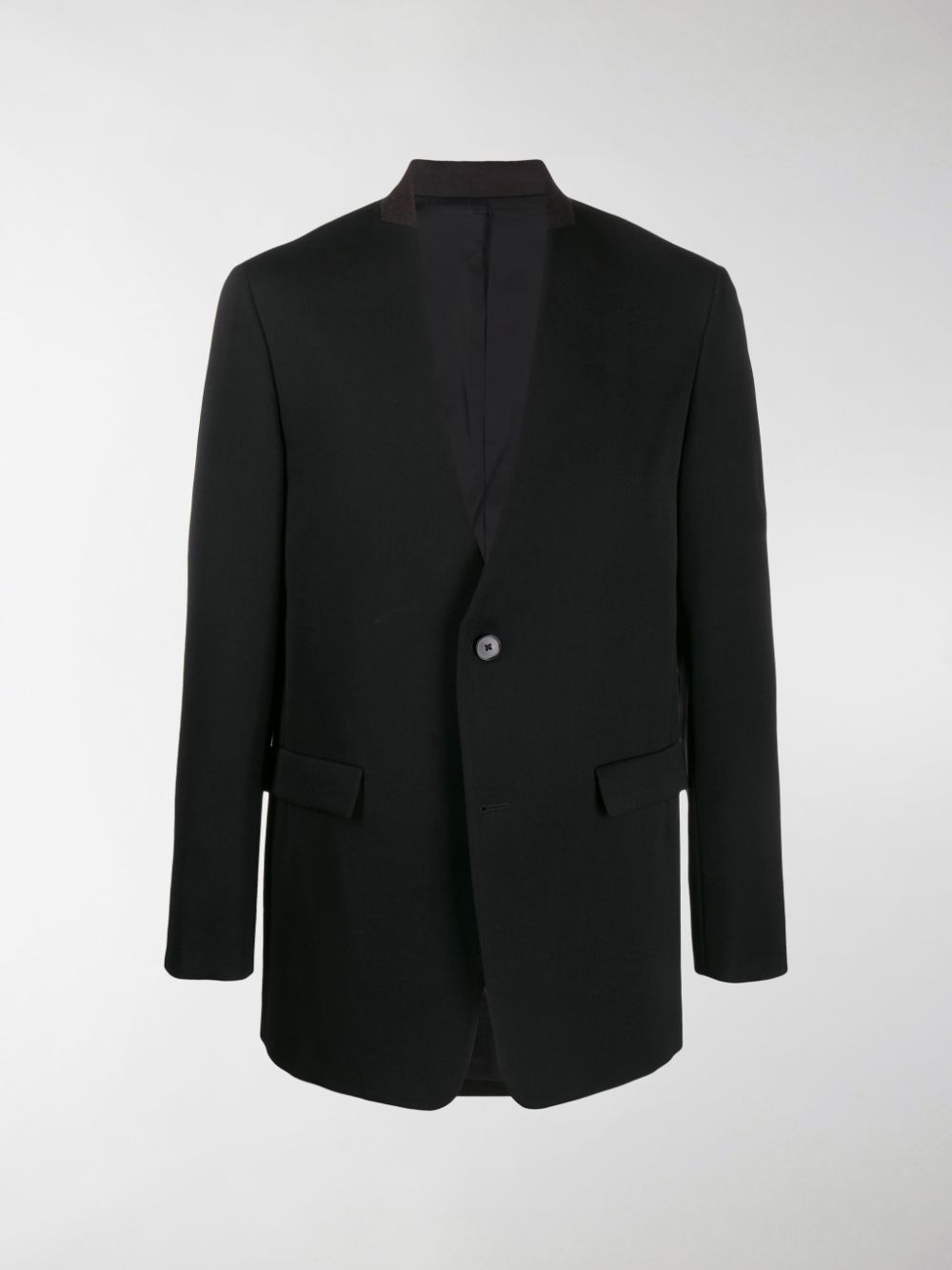 JIL SANDER ANTON INVERTED-LAPEL BLAZER,JSMQ135501MQ20210015124741