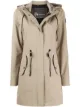 Image 1 of Moose Knuckles toggle detail hooded coat