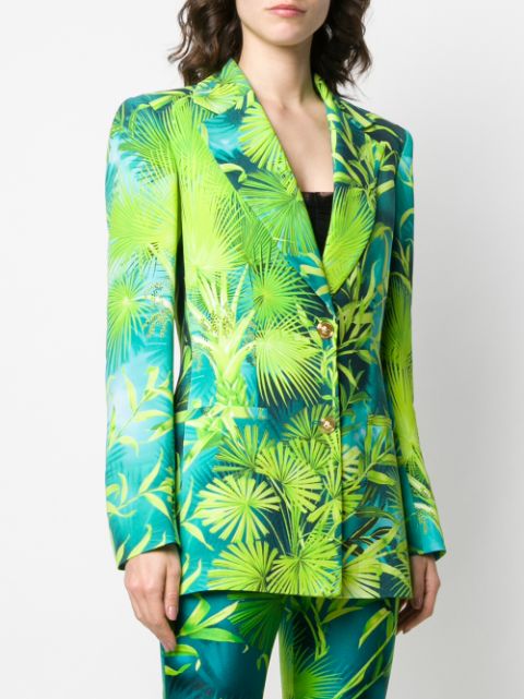 versace jungle print blazer