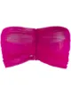 Image 1 of Versace sheer bandeau crop-top
