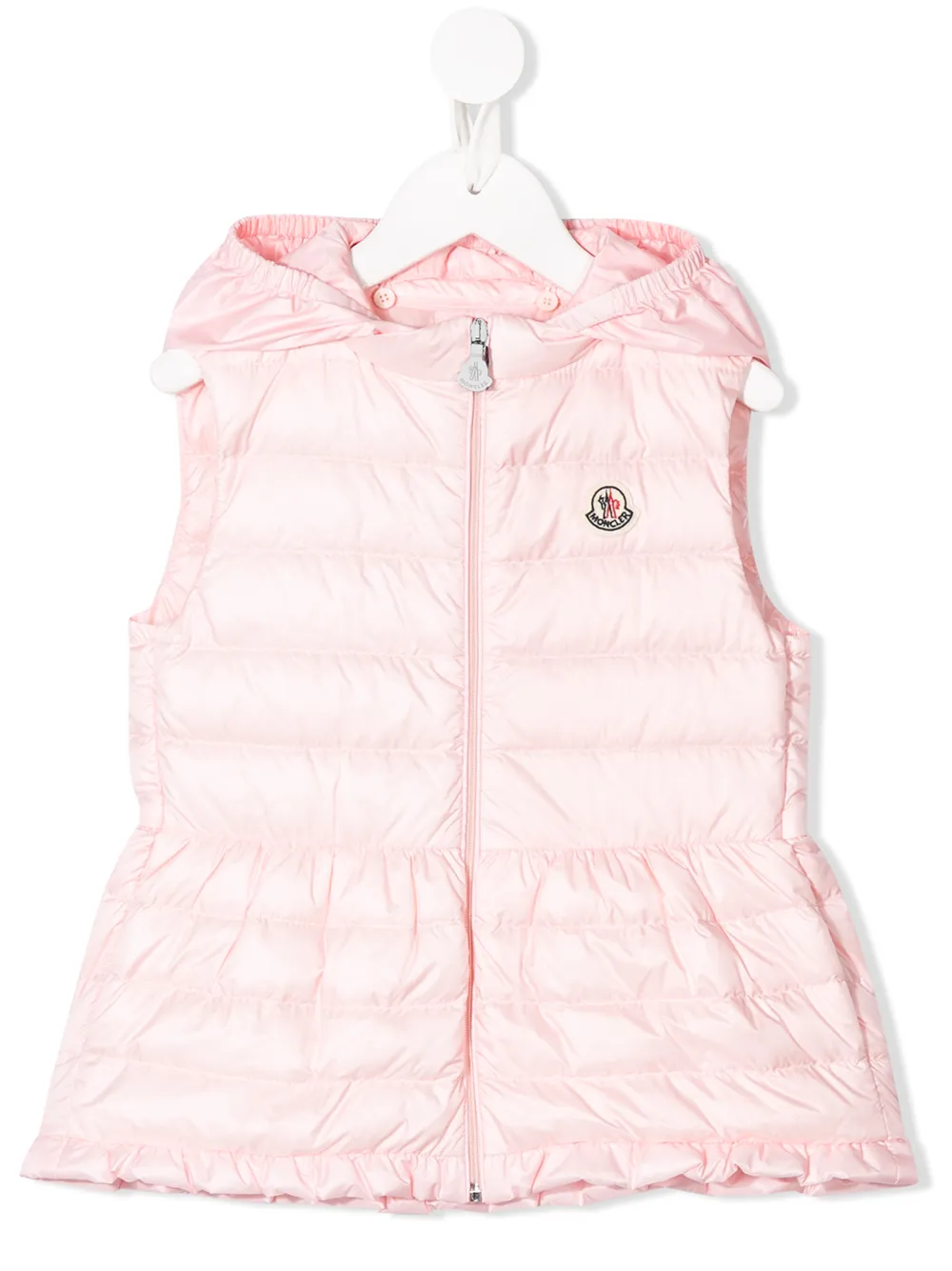 Moncler Kids дутый жилет на молнии Moncler Kids дутый жилет на молнии