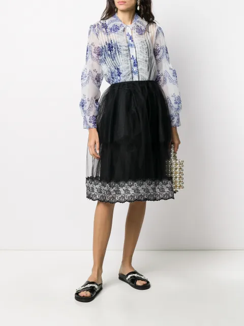 割引お買い得 【Simone Rocha】ライラック レイヤード チュール