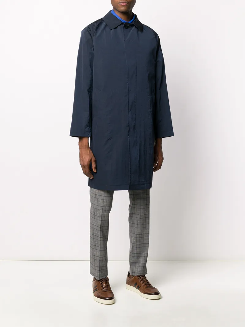 Tagliatore Salomon Single-breasted Coat In Blue