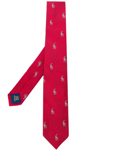 Ralph Lauren Kids ربطة عنق بطبعة شعار الماركة
