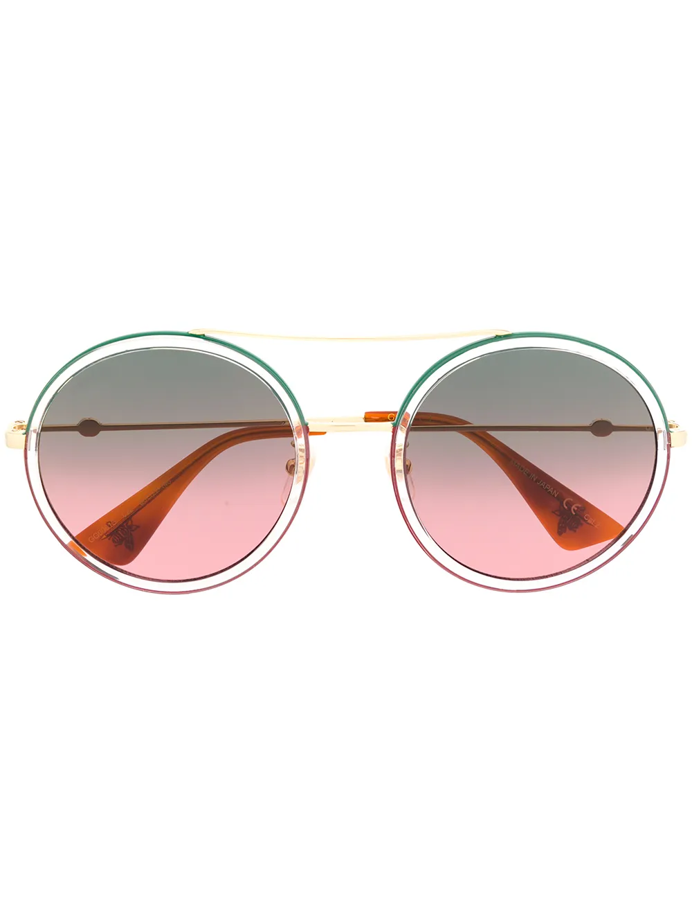 GUCCI GG0061S ROUND-FRAME SUNGLASSES