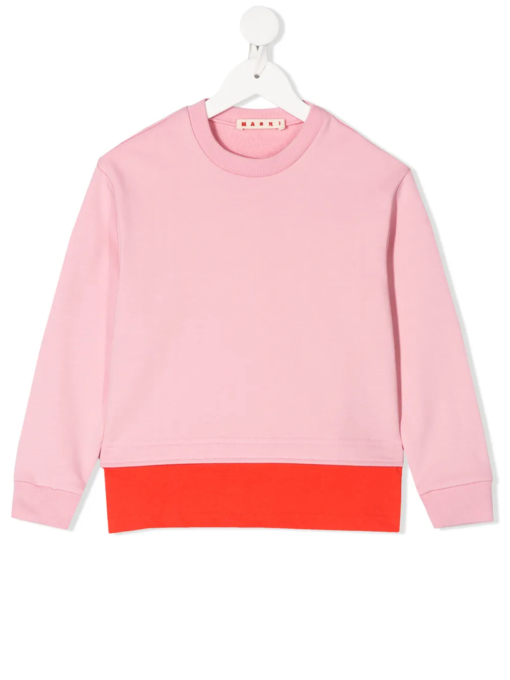Marni Kids двухцветный джемпер Marni Kids двухцветный джемпер