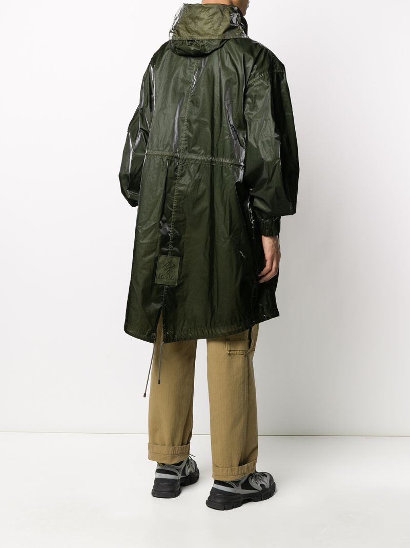 Shop Mr & Mrs Italy Rain-proof Parka In Green