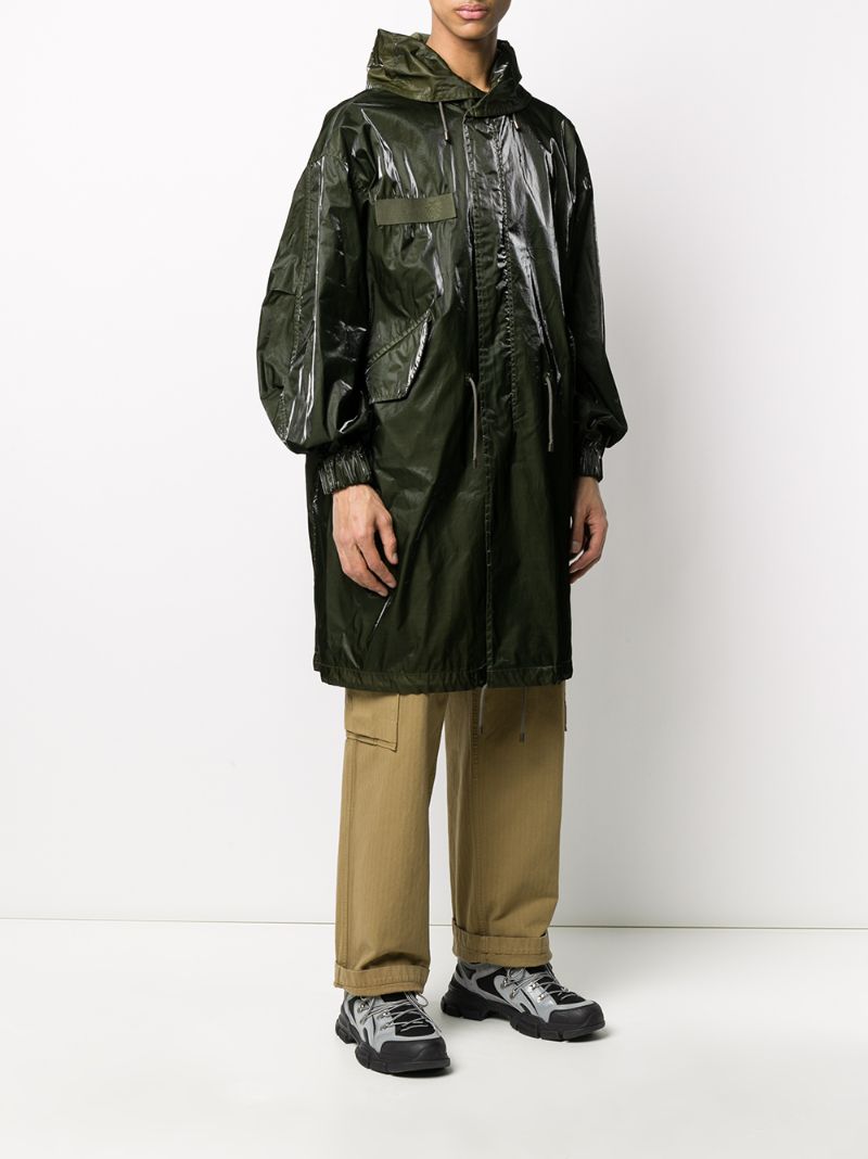 Shop Mr & Mrs Italy Rain-proof Parka In Green