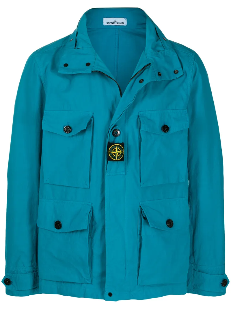 Stone Island Utility Jacket In Blue