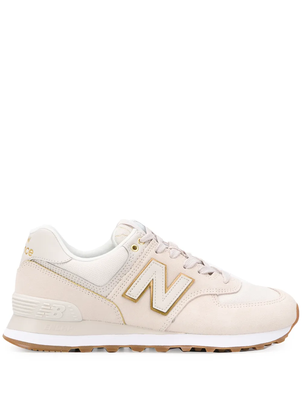 New Balance Panelled Trainers In Neutrals