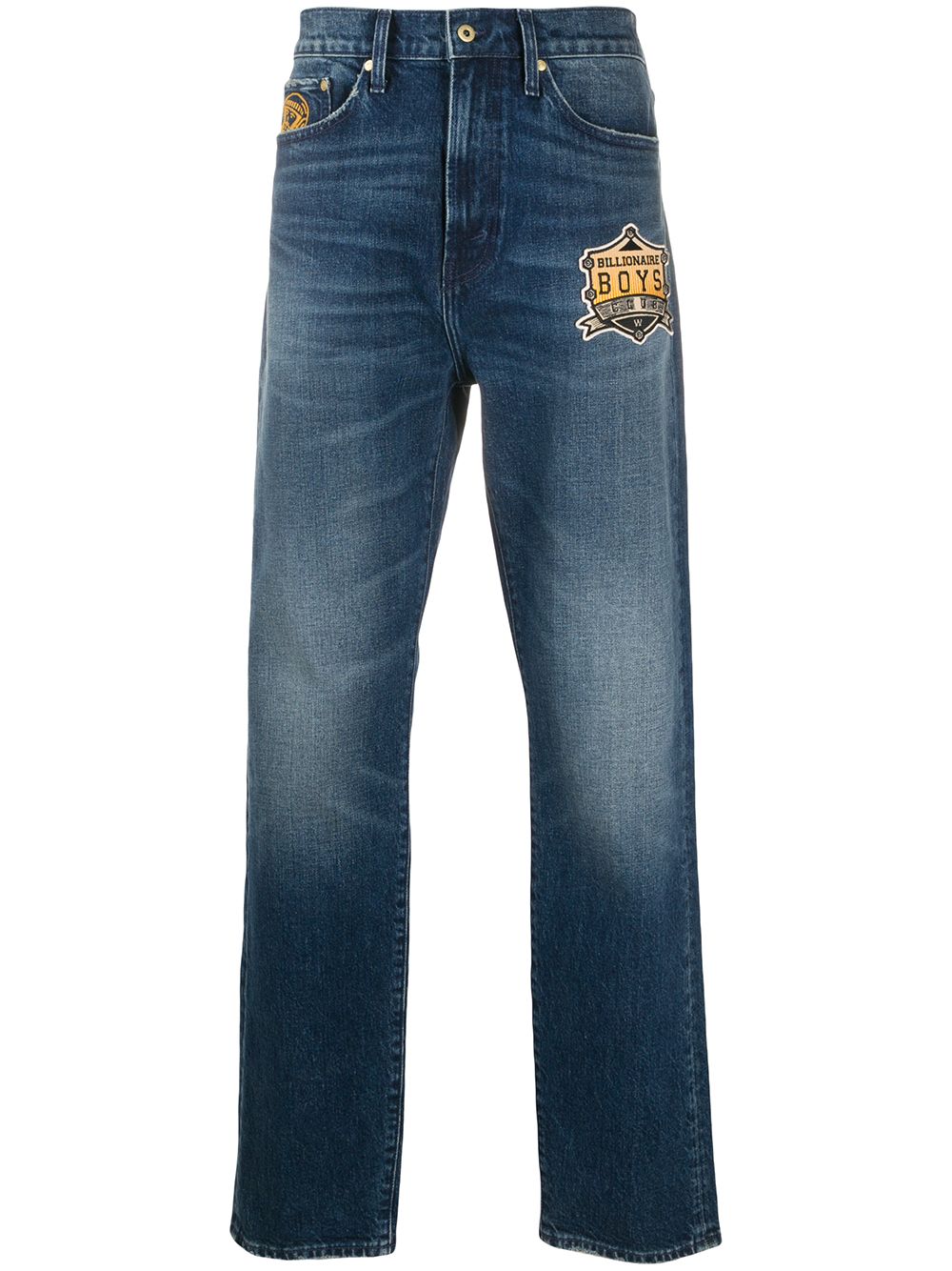 фото Billionaire boys club джинсы прямого кроя с вышивкой