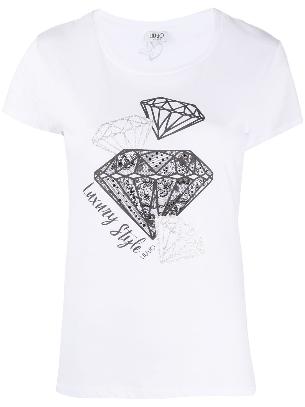 black and white diamond shirt