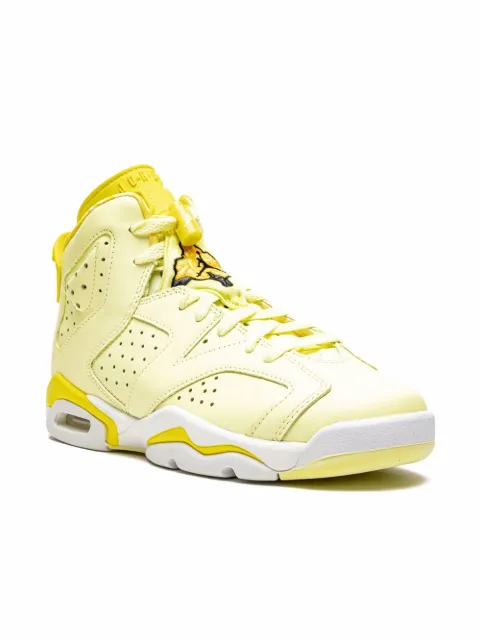 Jordan Kids Air Jordan 6 "Citron Tint/Floral" sneakers