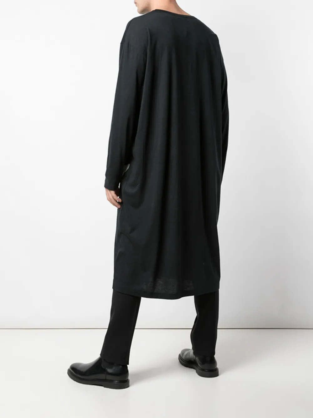 фото Yohji yamamoto футболка оверсайз с графичным принтом