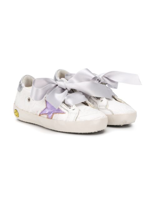 golden goose bow sneakers