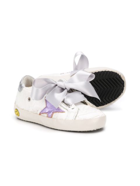 golden goose bow sneakers