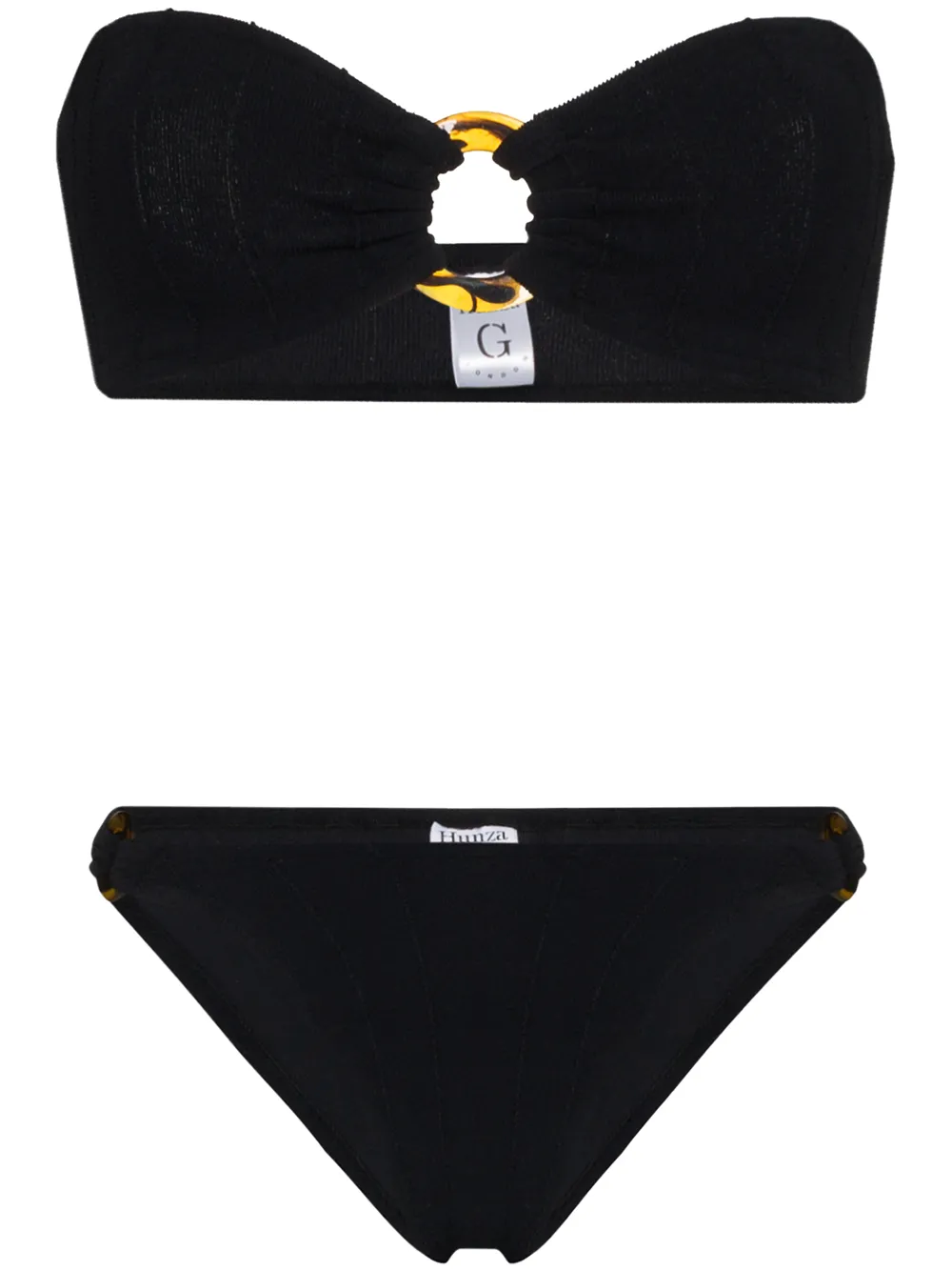 Hunza G 'Gloria' Bandeau-Bikini 6S0Rk 9mtGN Hunza G 'Gloria' Bandeau-Bikini 6S0Rk 9mtGN