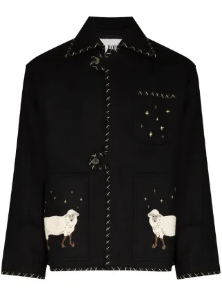 BODE Farm Souvenir Embroidered Shirt 
