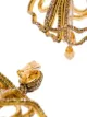 Oscar de la Renta pavé crystal-embellished petal earrings